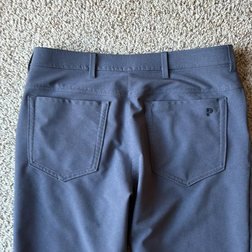 Public Rec Men’s Gray Workday 2.0 Tech Pants 5 Pocket 33